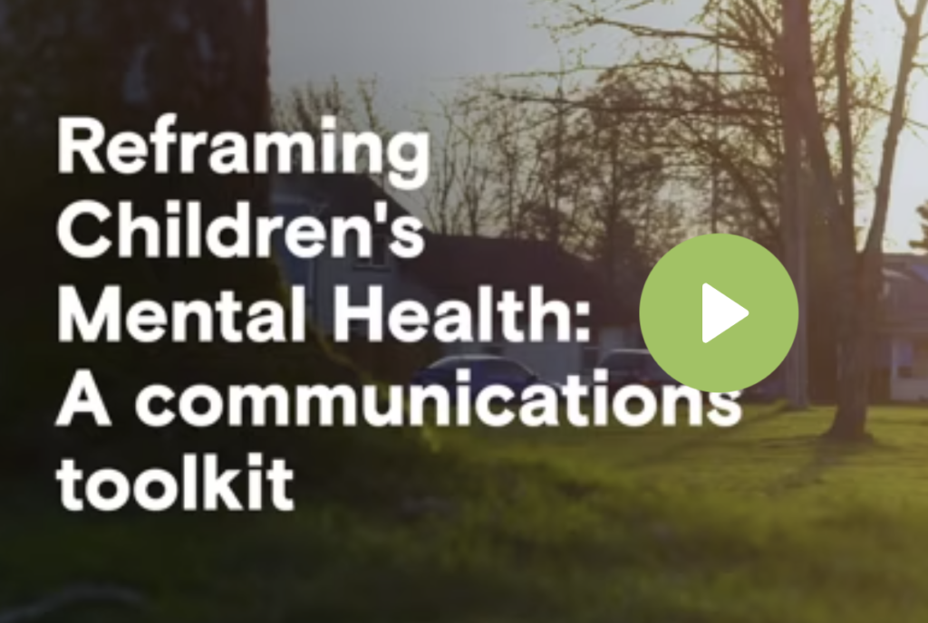 Reframing Children's Mental Health