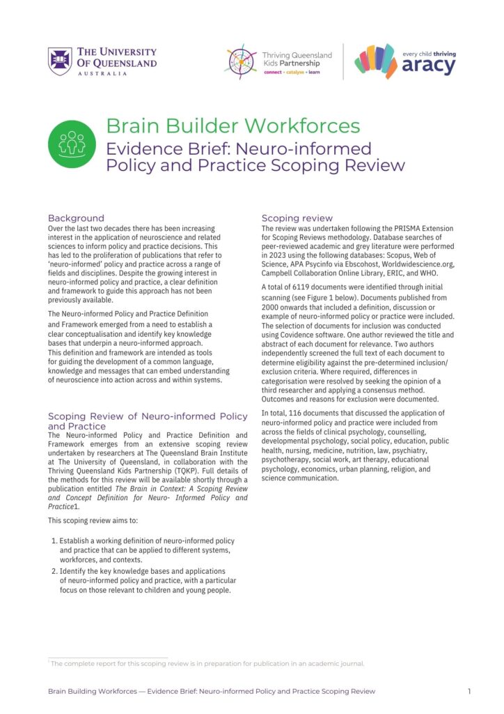 QBI NPP Evidence Brief Final Cover