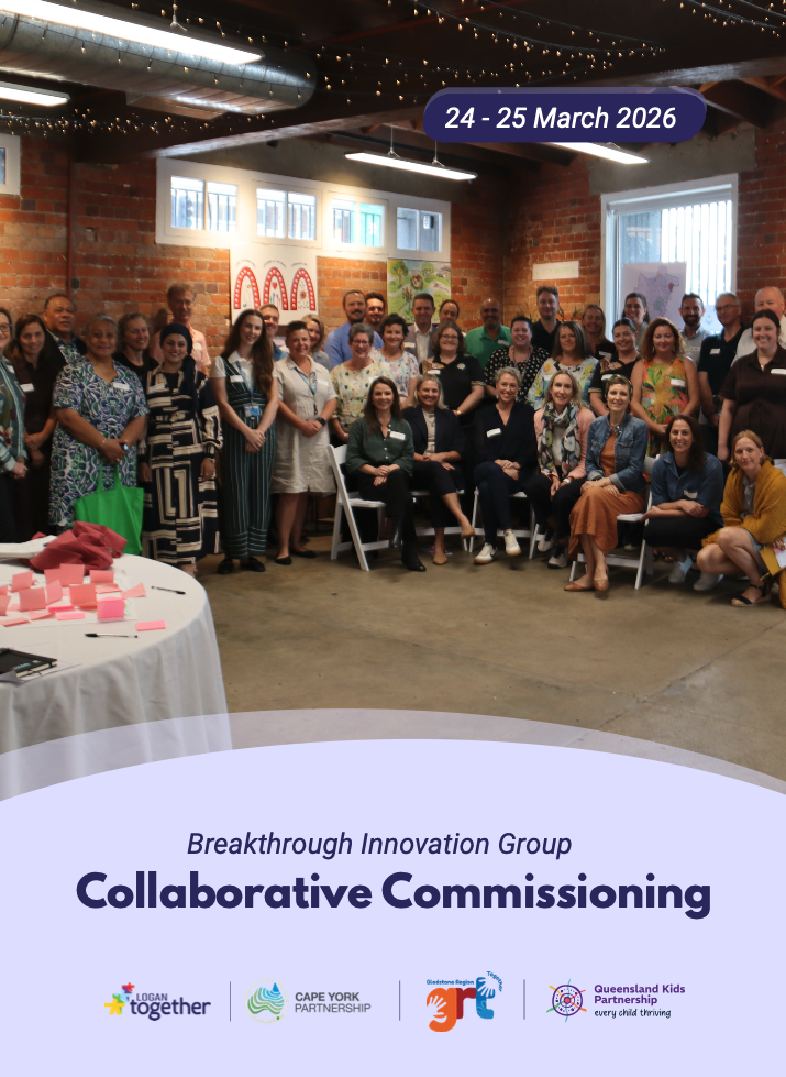 Cover of Collaborative Commissioning report from the Queensland Places Network