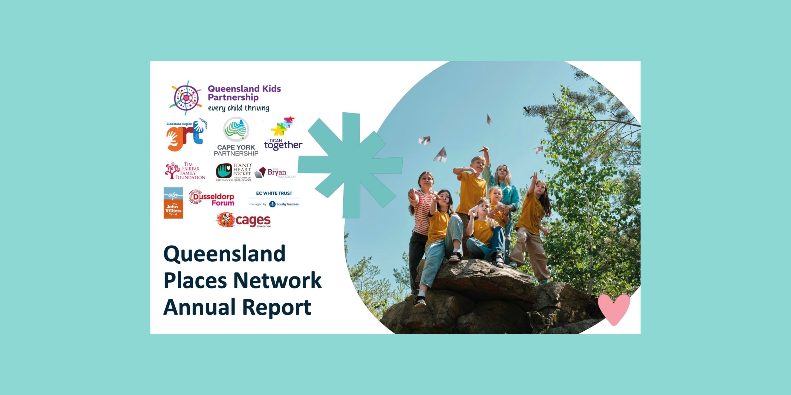 Cover of the Queensland Places Network Annual Report
